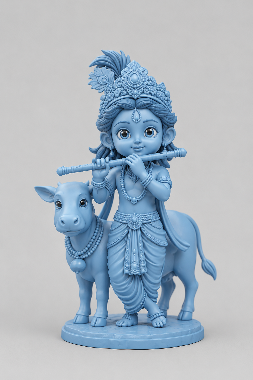 Little Krishna Little Cow 3D Model (5 Inch)